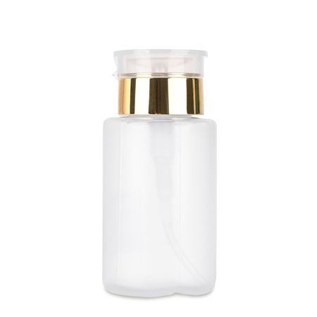Dozownik z pompką na płyny złoty 150 ml