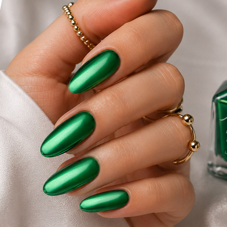 MollyLac Classic Nail Polish, Mirror Effect (Mirror/Metallic), No. 01, 10 ml