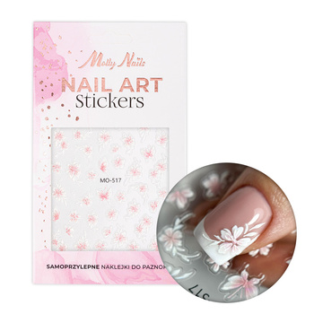 Naklejki do paznokci 5D samoprzylepne kwiaty MO-517 Molly Nails
