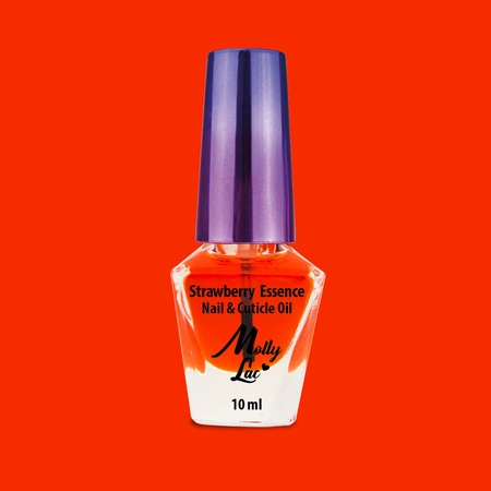 Олія для кутикули та нігтів Strawberry Essence MollyLac 10 мл