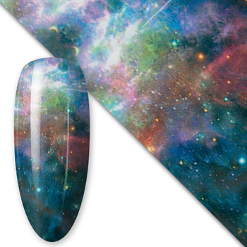 Lámina de transferencia para uñas de 80 cm Cosmic n.º 7