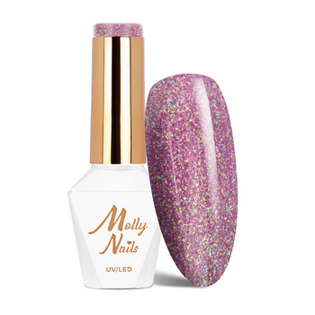 Гібридний лак Molly Nails Shocking Shine без HEMA та Di-HEMA, 8 г, № 681