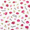 Selbstklebende Nagelsticker mit Blumen- und Rosenmotiven CA-461
