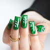 Top colorido sin necesidad de limpiar Crystal Glass de Molly Nails, verde, sin HEMA ni Di-HEMA, 10 g