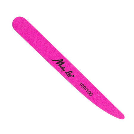 Lime à ongles Infinity Slim 100/100 rose fluo, en bois biologique, MollyLac