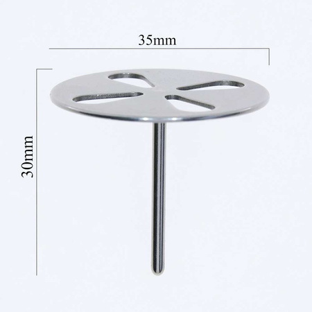 Disco per pedicure Pododisk: set composto da albero, disco e 50 dischi intercambiabili XL da 35 mm