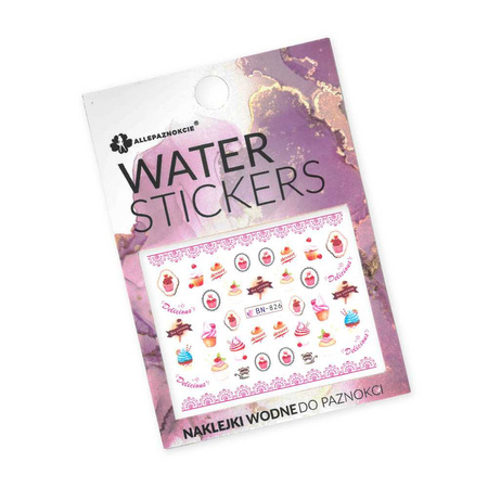 Autocollants à l'eau pour les ongles « Bonbons » BN-826