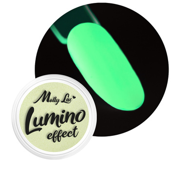 MollyLac Lumino Effect No. 2 glow-in-the-dark nail powder