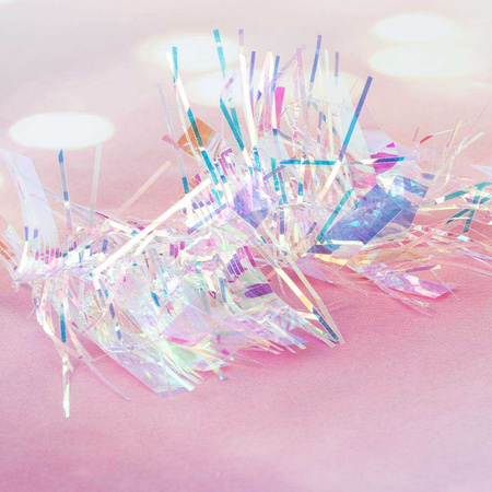 Pellicola olografica in cellophane per decorazioni unghie con effetto vetro n. 1