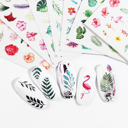 Water decals for nails, leaves STZ-825