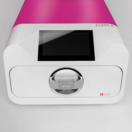 Autoclave Enbio S LED Light + Filtro per l'acqua GRATIS + Scheda tecnica + Certificato di sicurezza GRATIS rosa