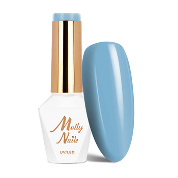 Molly Nails Blue Sky Baby Blue HEMA/Di-HEMA Free Hybrid Nail Polish 8g No. 110