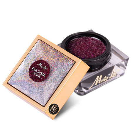 Гель для нігтів Shine on you Fuchsia Shine MollyLac без HEMA/Di-HEMA, 50 г
