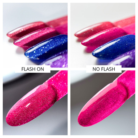 Molly Nails Duo Flashing Lights Rose Of Dreams HEMA/Di-HEMA Free Hybrid Nail Polish 8g No. 601