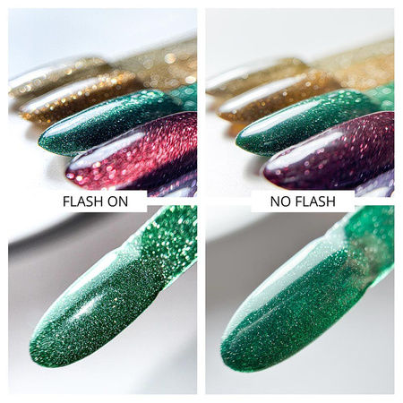 Molly Nails Flashing Lights 3 Poison Ivy Hybrid Nail Polish HEMA/Di-HEMA Free 8g No. 612