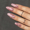 Poudre à effet miroir pour la décoration des ongles MollyLac Glass Effect Deep Pink n° 4