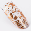 Poudre pour ongles métallique MollyLac, paillettes d'aluminium or fin, 0,2 g, n° 3