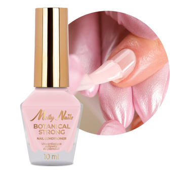 MollyNails 3-Step System Botanical Strong Nail Conditioner: Protective and Strengthening Conditioner, 10 ml