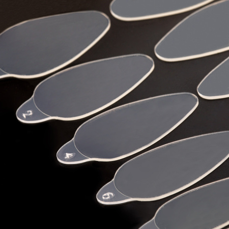 Moules autocollants en silicone pour Dual Form ovale ST012-3 MollyLac, 24 pièces