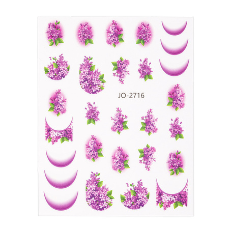 Autocollants pour ongles « Fleurs » JO-2716