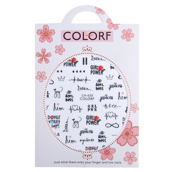 Thin self-adhesive Valentine's Day nail stickers CA-626