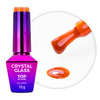 Top colorato senza risciacquo Crystal Glass Molly Nails Orange Pumpkin HEMA/Di-HEMA Free 10 g