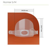 Mini protector facial para labios y nariz Mouth Shield: mascarilla transparente antivaho, 5 unidades, talla S/M