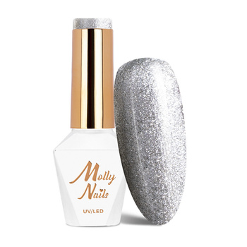 Molly Nails Queens Of Life Platin-Geleack, HEMA/Di-HEMA-frei, 8 g, Nr. 36