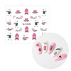 3D self-adhesive glitter Easter nail stickers BLE 1048D