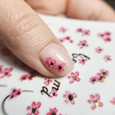 Self-adhesive flower nail stickers CM-047