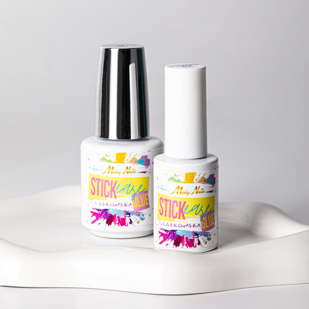 Base adesiva per il fissaggio di adesivi STICKease glue Molly Nails by Laskovska senza HEMA/Di-HEMA 15 g