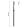 Fraise diamantée cylindrique bleue, taille moyenne