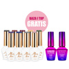 Zestaw 9 kolorów The Trend Edit HEMA/Di-HEMA Free + baza i top GRATIS (S.O.S. Antidotum, Liquid Glass)
