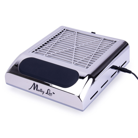 Filtro de polvo de 80 W tipo casete MollyLac, con un ventilador, color plata, 858-8
