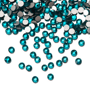 Glas-Strasssteine für Nägel SS5 Blue zircon ca. 50 Stück