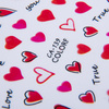 Dünne selbstklebende Valentinstag-Nagelaufkleber CA-139