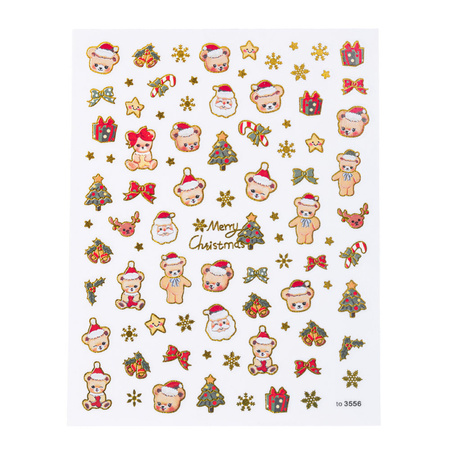Self-adhesive Christmas nail stickers 3556