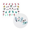 3D self-adhesive glitter Easter nail stickers BLE 1055D