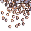 Strass en verre pour ongles SS10 Light Peach, environ 50 pièces.