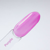 Top colorido sin necesidad de limpiar Crystal Glass de Molly Nails, color morado, sin HEMA ni Di-HEMA, 10 g