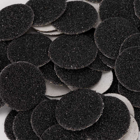 Disques abrasifs interchangeables, grain 80, pour PodoDisk, taille S, 15 mm, 50 pièces