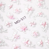 5D-Nagelaufkleber mit selbstklebenden Blumen MO-517 Molly Nails