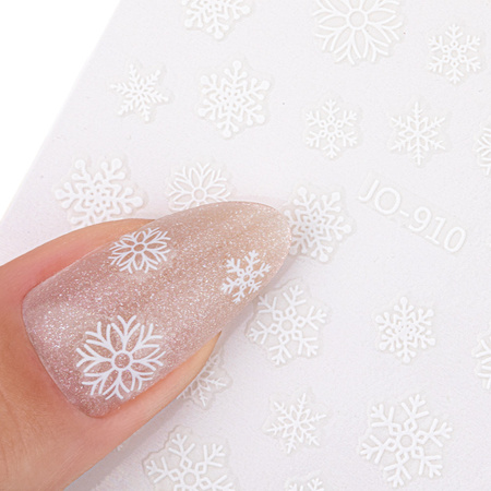 Різдвяні самоклейні наклейки для нігтів Molly Nails JO-910