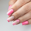 Vernis hybride Molly Nails Flamingo Garden with Flowers sans HEMA/Di-HEMA, 8 g, n° 144