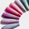 Esmalte híbrido Molly Nails Flashing Holo in Bottle, 8 g