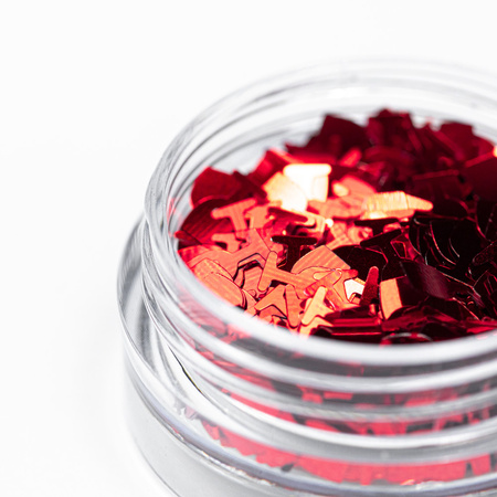 Adorno para uñas «copas rojas» de Molly Nails, 2 g