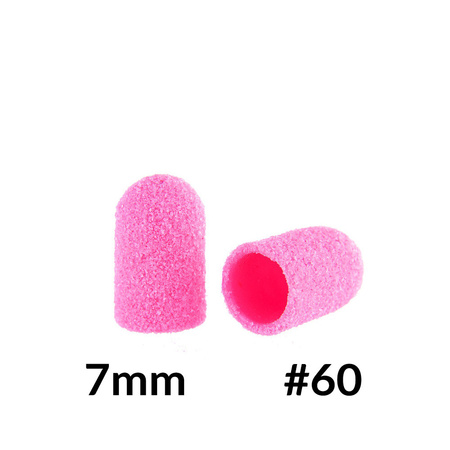 Capuchones para pedicura de 7 mm, gradación 60, 10 unidades, ABS, Podo AlleMed, rosa