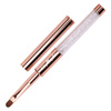 Pinceau ovale pour gel doré avec strass MollyLac n° 4