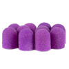 Capuchons pour pédicure 7 mm, grain 150, 10 pièces, Fabric Podo AlleMed, violet