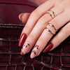 Lakier hybrydowy LED/UV Gel Polish The Trend Edit Nr 301 Burgundy Edit MollyNails HEMA/Di-HEMA Free 8g
